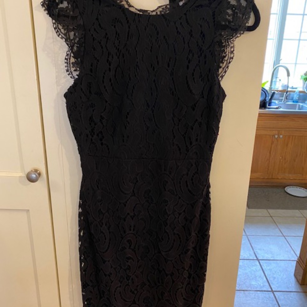 Women's black lace dress - NWT